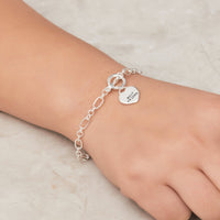 Best Friend Charm Bracelet Created with Zircondia® Crystals