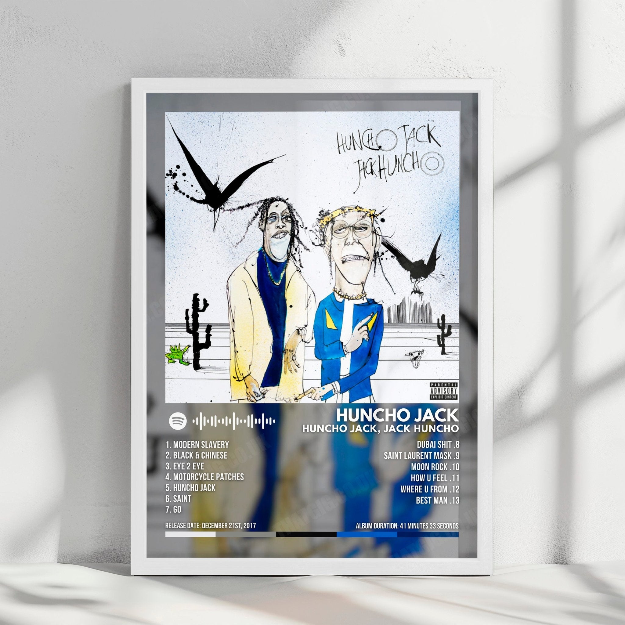Huncho Jack "Huncho Jack, Jack Huncho" Album Cover Poster - with Complete Tracklist