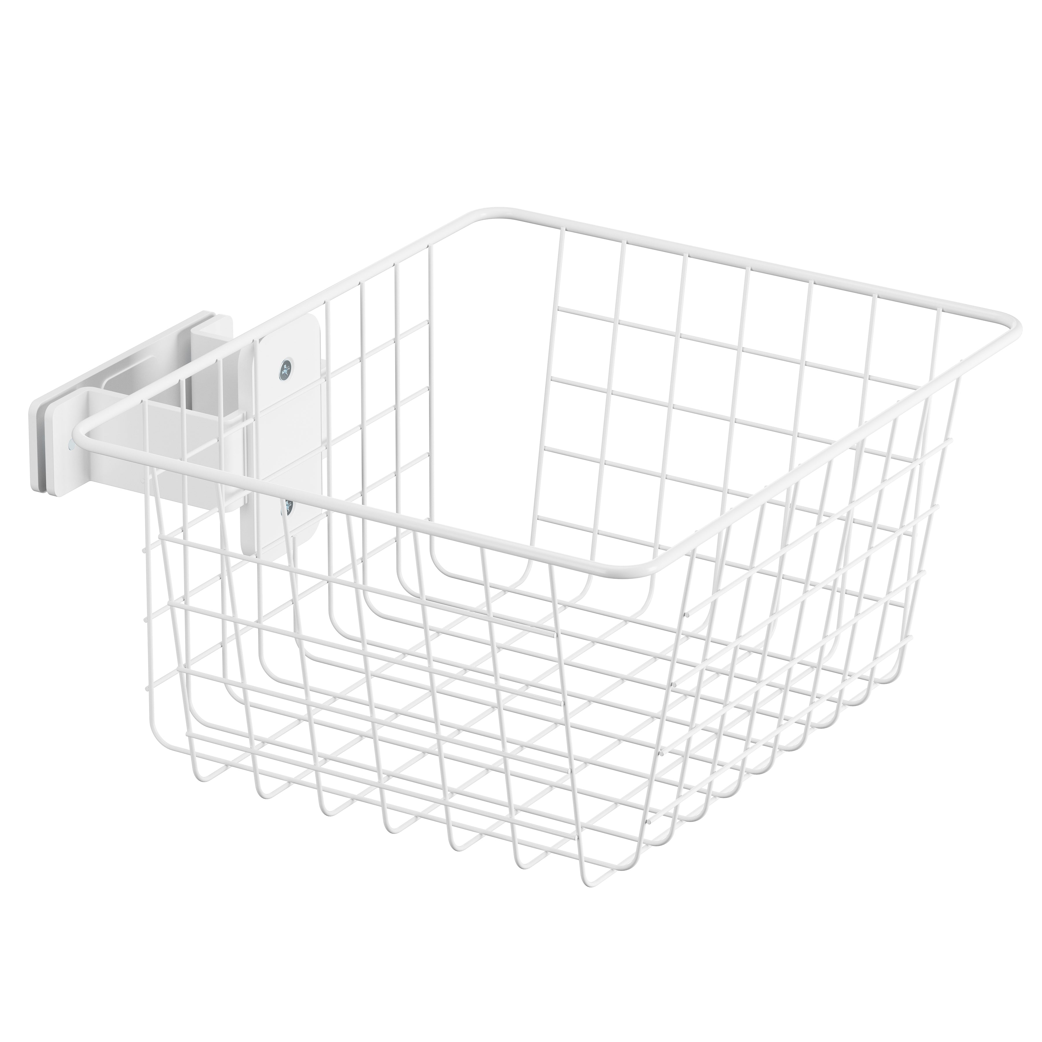 ProperAV Wire Basket for Mobile Desk Trolley Workstations