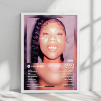 Drake "Her Loss" Album Cover Poster - with Complete Tracklist