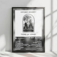 Car Seat Headrest "Teens Of Denial" Album Cover Poster - with Complete Tracklist