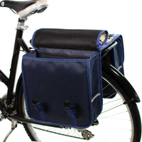 BikyBag Classic CL - Bicycle Double Pannier Bag (Pink Daisy)