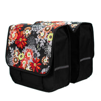 BikyBag Classic CL - Bicycle Double Pannier Bag (Red Meadow)