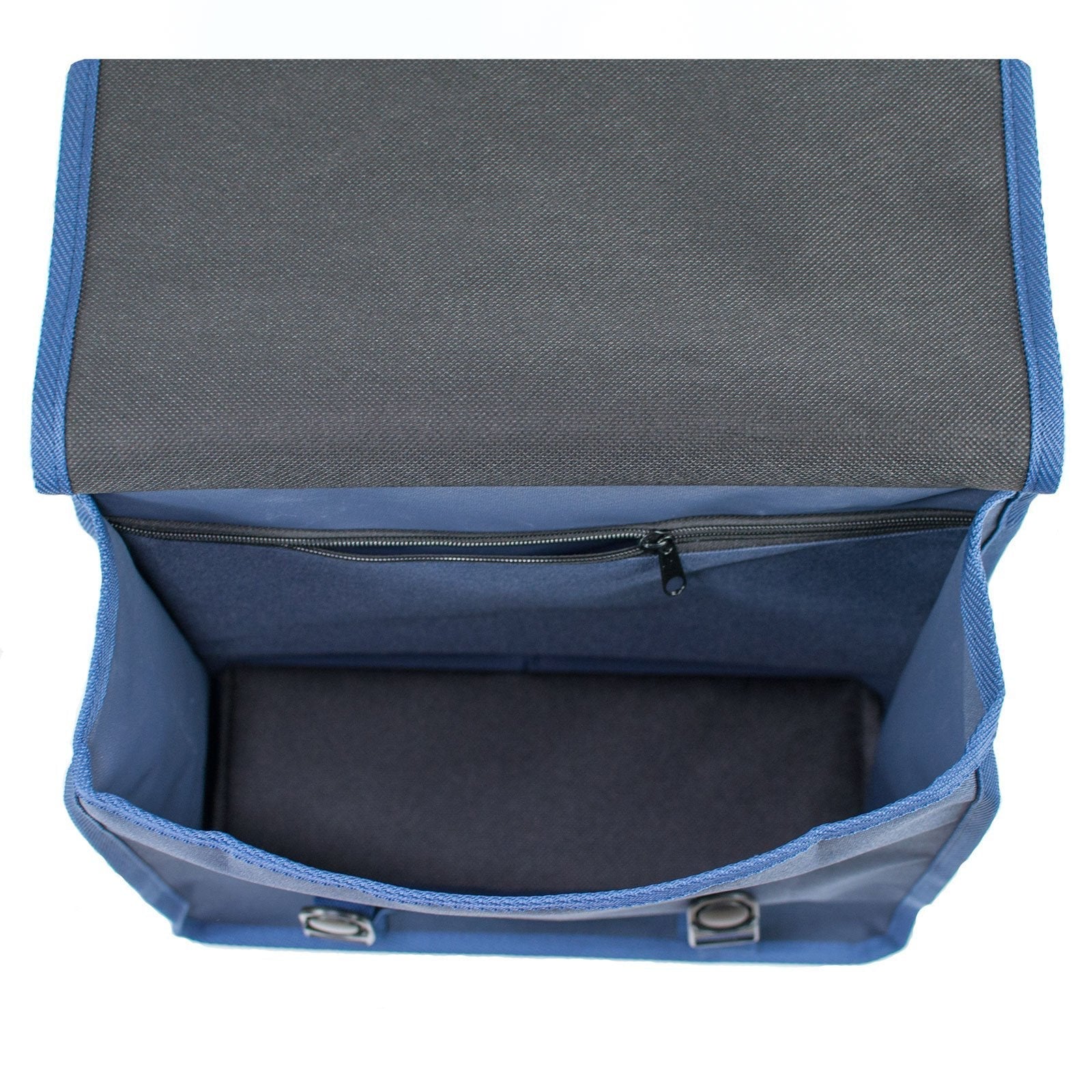 BikyBag Classic CS - Bicycle Double Panniers (Grey Daisy)