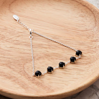Black Onyx Gemstone Bracelet