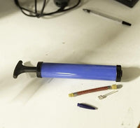 Mini T-Handle Blue Bike Pump Lightweight and Tyre Portable Bicycle Pump