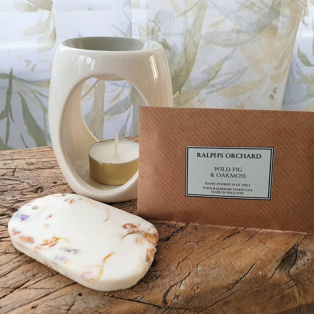 Wax Melt Starter Kit – Burner, Soy Tealight & Scented Melt