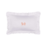 Arabella Bow Ruffle frill Pillow Case Pair