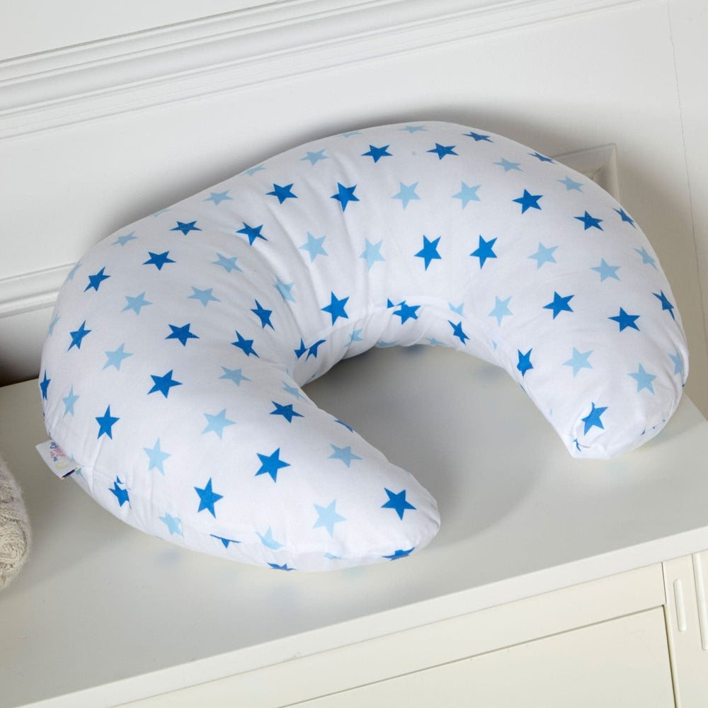 Breast Feeding Nursing Pillow - Little Blue Star (COVER ONLY)