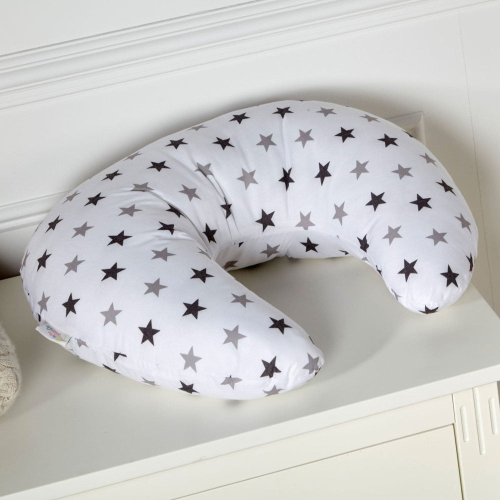 Breast Feeding Nursing Pillow  - Silver Twinkle (COVER ONLY)