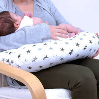 Breast Feeding Nursing Pillow  - Silver Twinkle (COVER ONLY)
