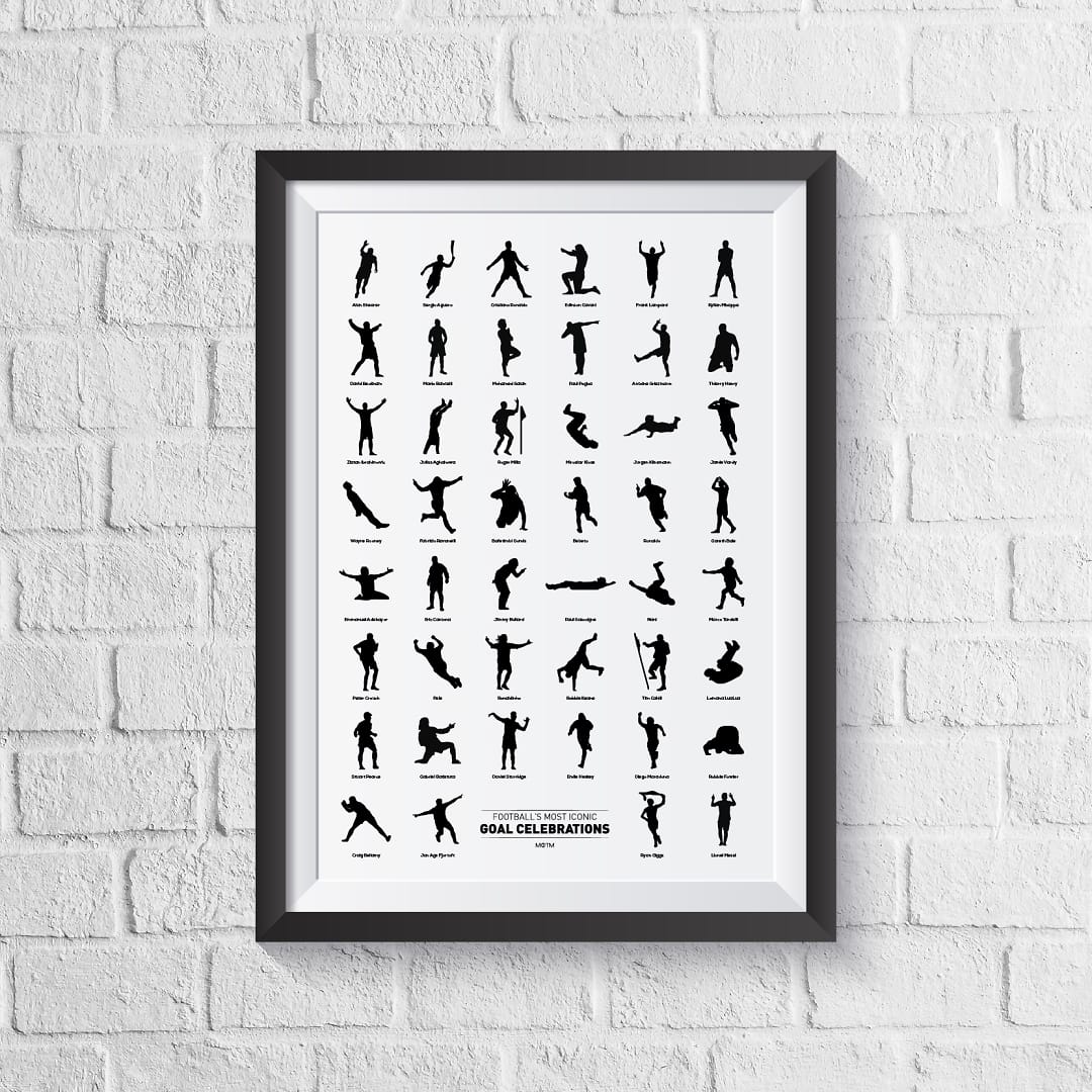 Football's Greatest Goal Celebrations Print