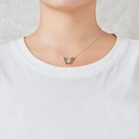 Butterfly Necklace with Zircondia® Crystals