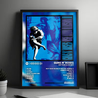 Guns N' Roses "Use Your Illusion II" Album Cover Poster - with Complete Tracklist