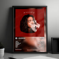 Russ "Chomp 2" Album Cover Poster - with Complete Tracklist