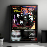 Powerman 5000 "Tonight The Stars Revolt!" Album Cover Poster - with Complete Tracklist