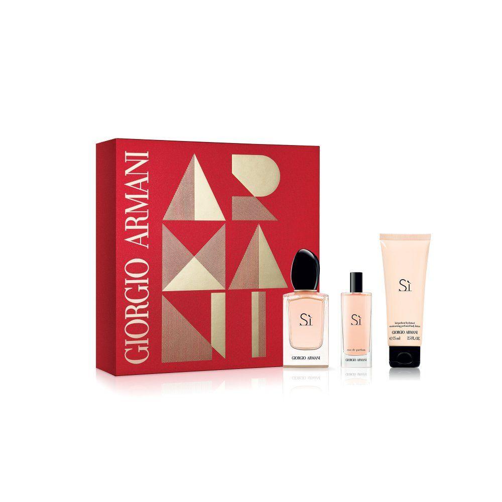 Giorgio Armani Si Gift Set EDP 50ml + Mini EDP 15ml + 50ml Body Lotion