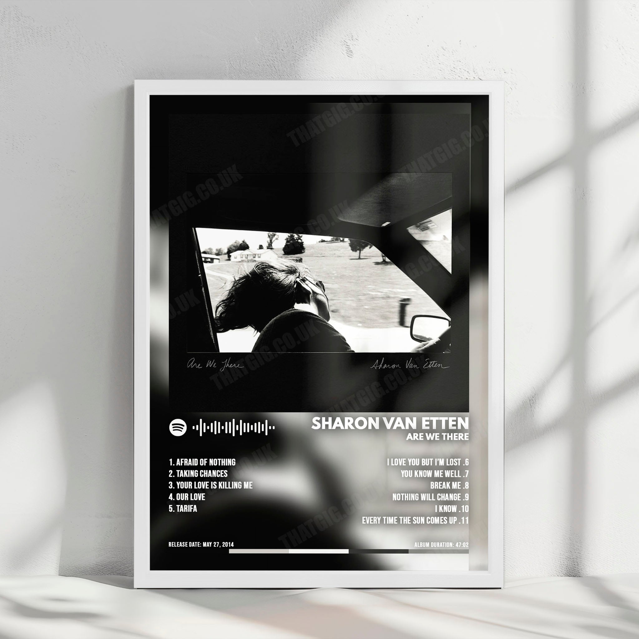Sharon Van Etten "Are We There" Album Cover Poster - with Complete Tracklist