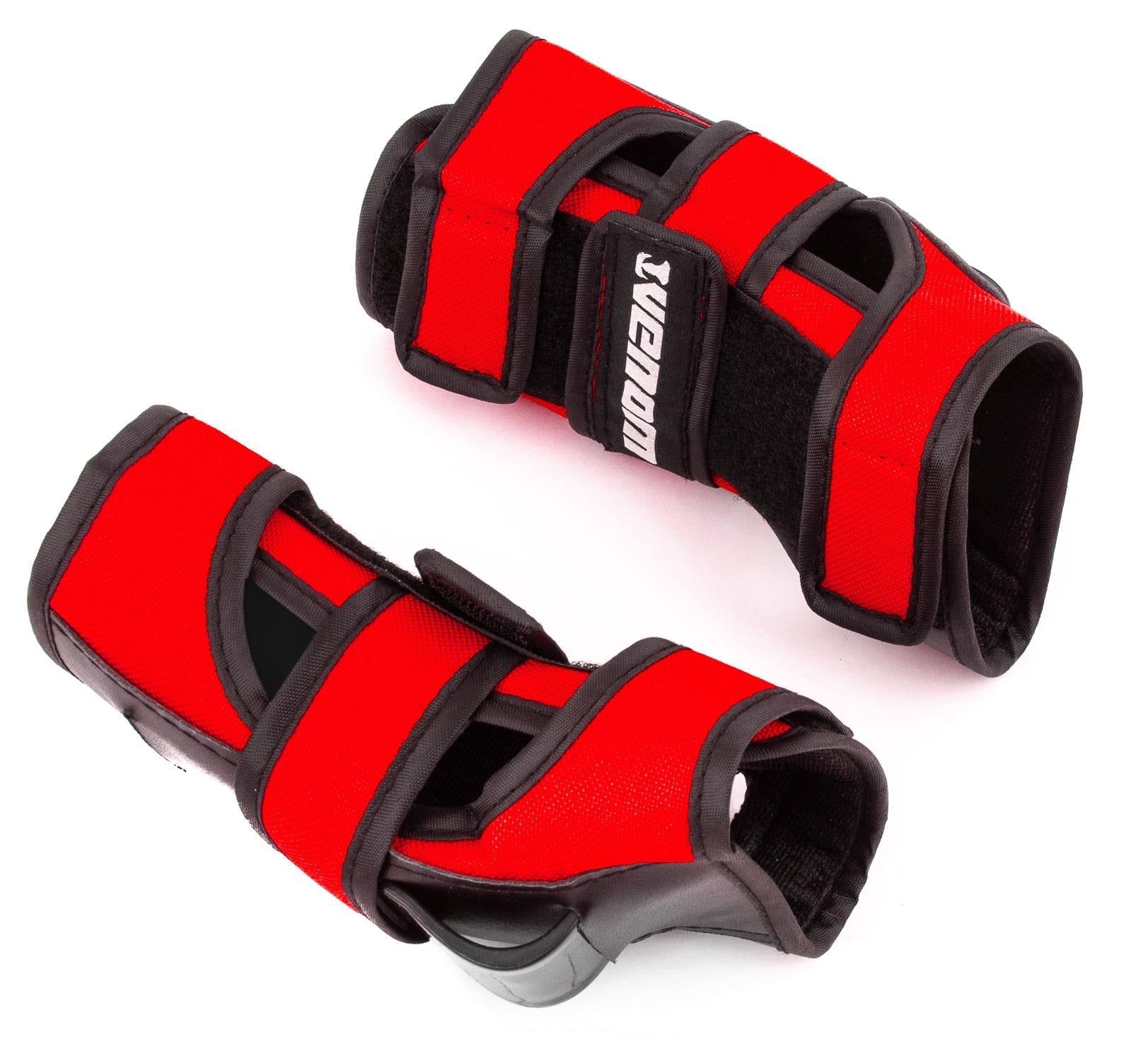 Venom Triple Knee/Elbow/Wrist Pad Set - Red Black