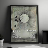 Flying Lotus "Cosmogramma" Album Cover Poster - with Complete Tracklist