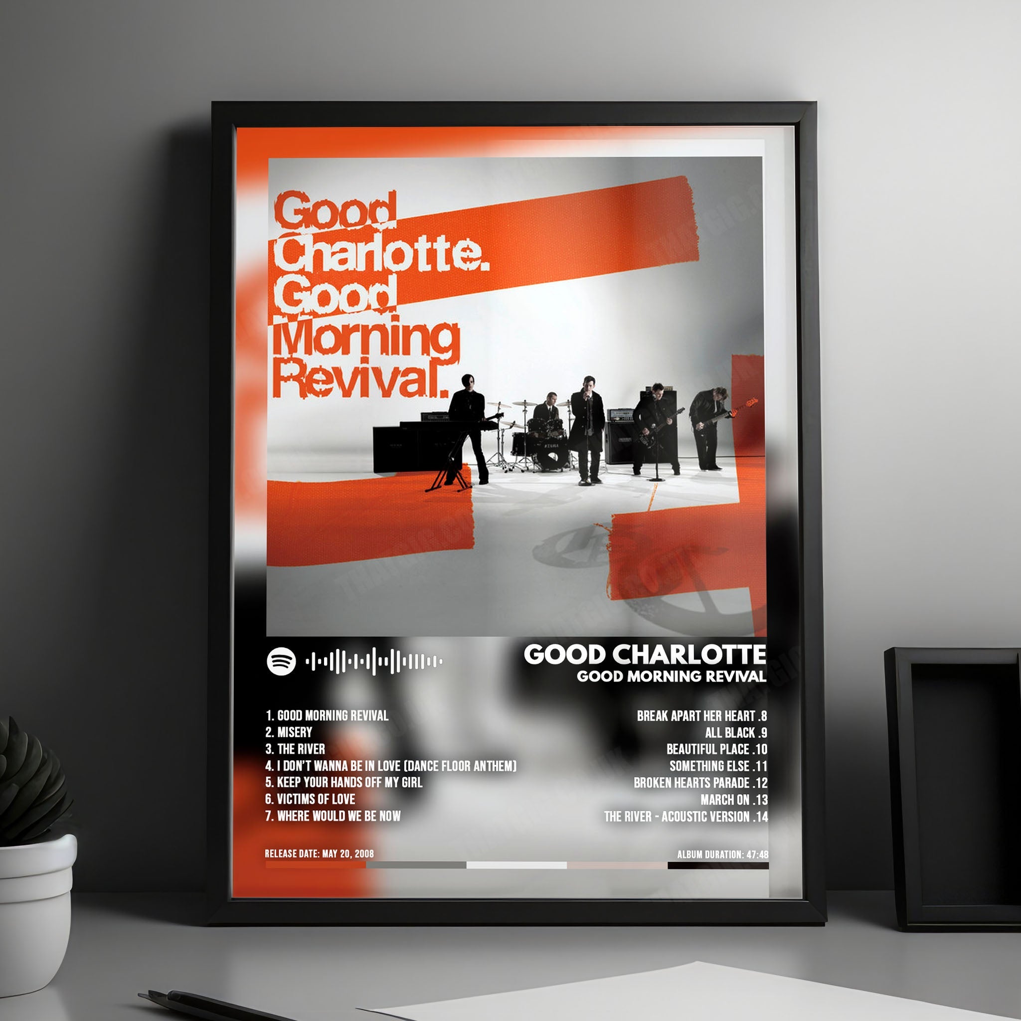 Good Charlotte "Good Morning Revival  " Album Cover Poster - with Complete Tracklist