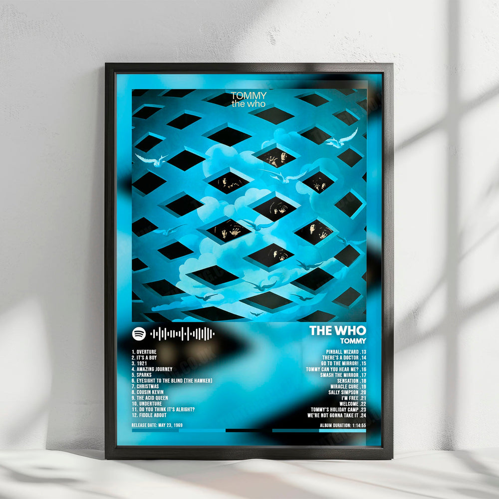 The Who "Tommy" Album Cover Poster - with Complete Tracklist