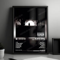 Black Rebel Motorcycle Club "Take Them On, On Your Own" Album Cover Poster - with Complete Tracklist