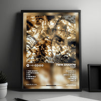 Twin Shadow "Forget" Album Cover Poster - with Complete Tracklist