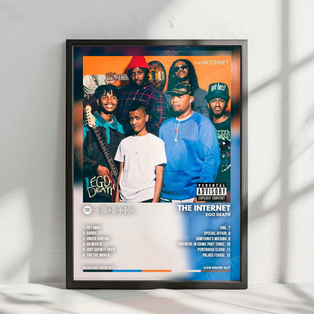 The Internet "Ego Death" Album Cover Poster - with Complete Tracklist