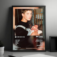 Big Thief "Capacity" Album Cover Poster - with Complete Tracklist