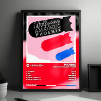 Phoenix "Wolfgang Amadeus Phoenix" Album Cover Poster - with Complete Tracklist