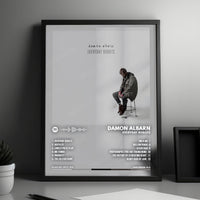Damon Albarn "Everyday Robots" Album Cover Poster - with Complete Tracklist