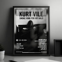 Kurt Vile "Smoke Ring for My Halo" Album Cover Poster - with Complete Tracklist