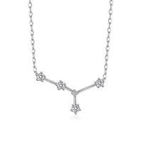 Cancer Star Sign Zodiac Constellation Necklace with Zircondia® Crystals