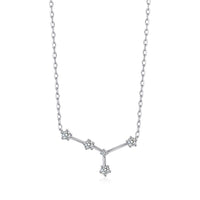 Cancer Star Sign Zodiac Constellation Necklace with Zircondia® Crystals