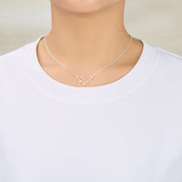 Capricorn Star Sign Zodiac Constellation Necklace and Quote Card with Zircondia® Crystals