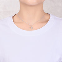 Capricorn Star Sign Zodiac Necklace with Zircondia® Crystals