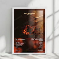 Half Moon Run "Dark Eyes" Album Cover Poster - with Complete Tracklist
