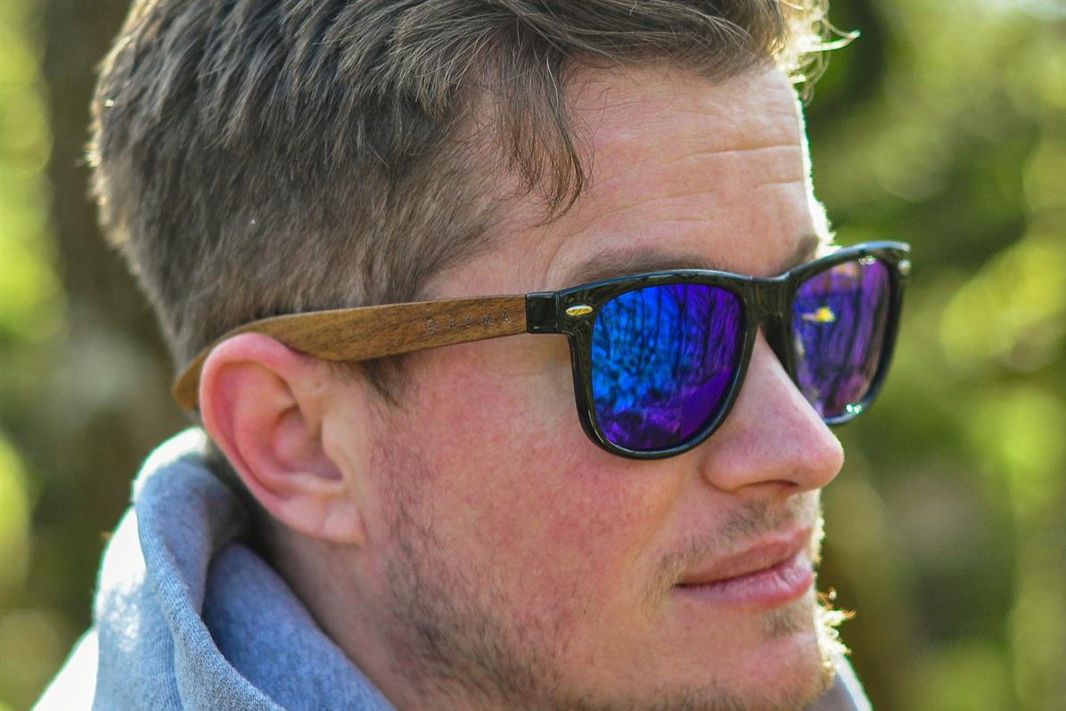 Luma Sunglasses - Wistmans - Black/Blue