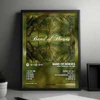 Band of Horses "Everything All the Time" Album Cover Poster - with Complete Tracklist