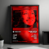 Fiona Apple "When the Pawn...  " Album Cover Poster - with Complete Tracklist