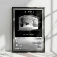 Editors "The Back Room" Album Cover Poster - with Complete Tracklist