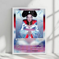 Björk "Homogenic" Album Cover Poster - with Complete Tracklist