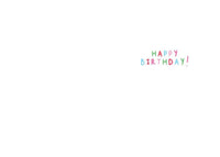 Happy Birthday Card - Age 3 (105 x 148 mm)