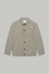 Bart Overshirt - Tan Check Silvia