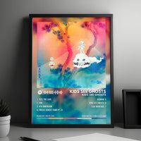 Kids See Ghosts "Kids See Ghosts" Album Cover Poster - with Complete Tracklist