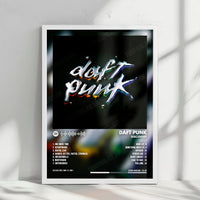 Daft Punk "Discovery  " Album Cover Poster - with Complete Tracklist
