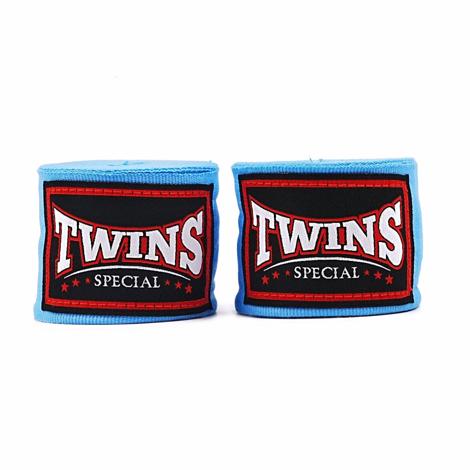 Twins Muay Thai Boxing 5m Elastic Handwraps Light Blue