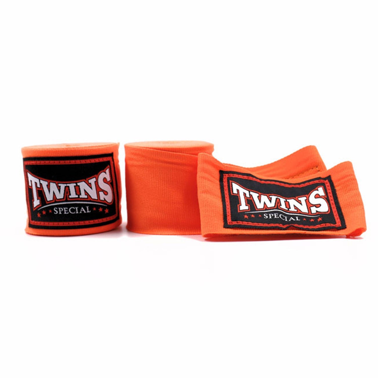 Twins 5m Muay Thai Boxing Elastic Handwraps Orange