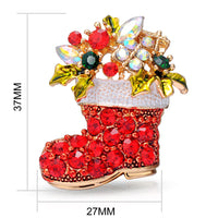 Christmas Stocking Brooch